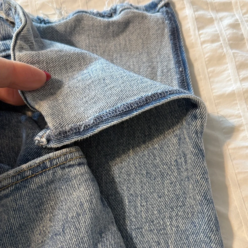 ABERCROMBIE & FITCH Curve Love Classic Blue Women's Jeans - Picture 3 of 5